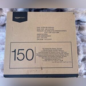 Pet training pad regular 150cts